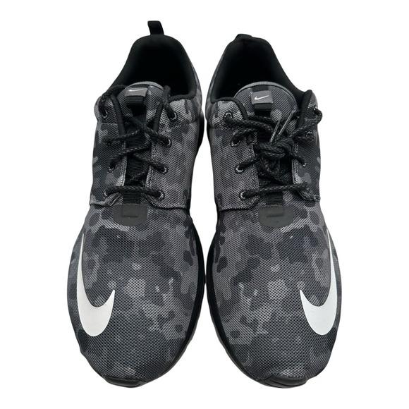 Nike Rosherun NM FB Running Shoes Men Sz 11.5 Dark Grey Camo Sneakers 685196-001 - Picture 5 of 15